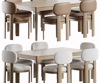 Modern Dining Table And Chairs-ID:661864041