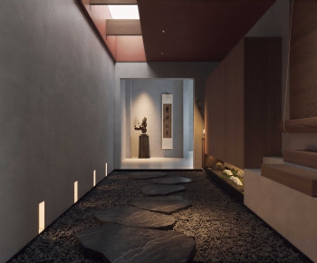 Wabi-sabi Style Corridor-ID:118541009