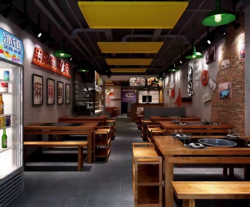 Industrial Style Hot Pot Restaurant-ID:458208084