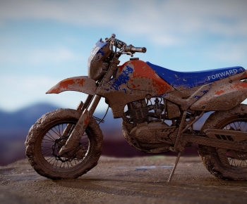 Modern Motorcycle-ID:174202926