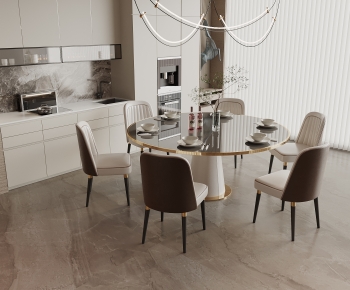 Modern Dining Table And Chairs-ID:226378928