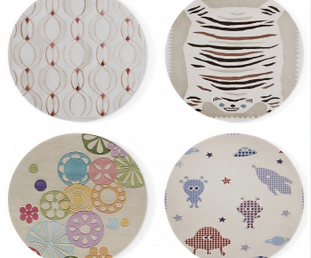 Modern Circular Carpet-ID:378107071