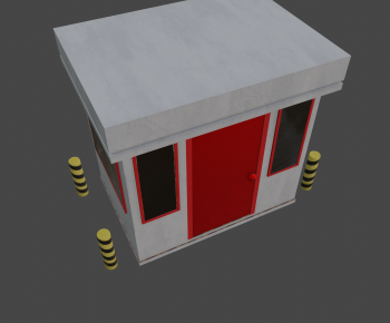 Modern Security Booth-ID:851784946