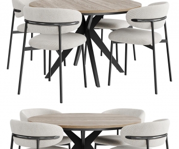 Modern Dining Table And Chairs-ID:573571925