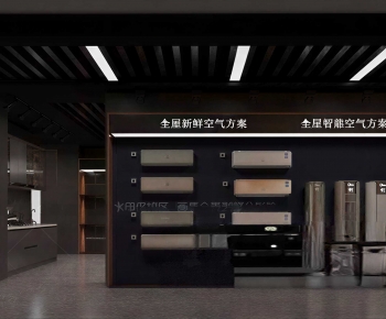 Modern Exhibition Hall-ID:672854904