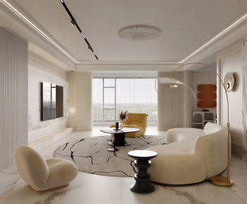 French Style A Living Room-ID:275244958