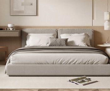 Modern Double Bed-ID:502094037