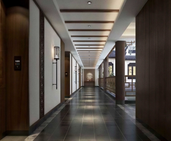 New Chinese Style Corridor-ID:546898832