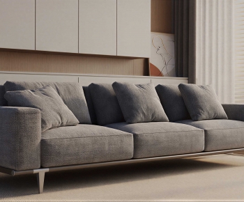 Modern Three-seat Sofa-ID:447407013