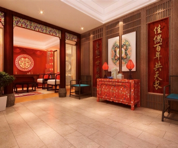 Chinese Style A Living Room-ID:683901072