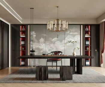 New Chinese Style Tea House-ID:216720143