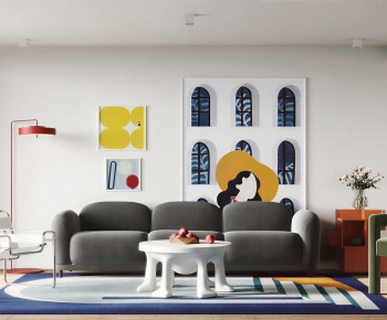 Nordic Style A Living Room-ID:697328097