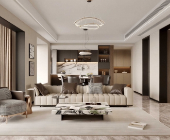 Modern A Living Room-ID:678620105