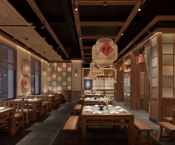 New Chinese Style A Living Room-ID:444792994