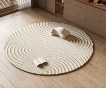 Modern Circular Carpet-ID:840652947