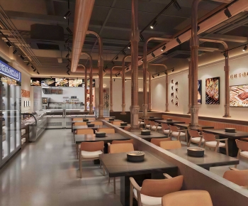 Modern Barbecue Restaurant-ID:514477975