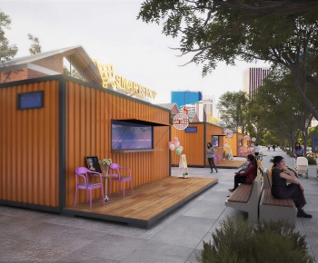 Modern Commercial Street-ID:880650045