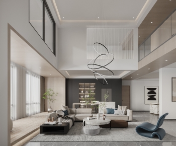 Modern A Living Room-ID:702241906