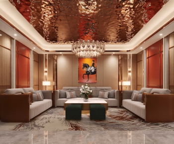 Modern A Living Room-ID:138453014