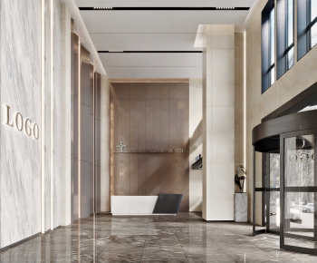 Modern Office Reception Desk-ID:101909637