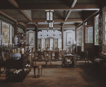 Chinese Style A Living Room-ID:862972026