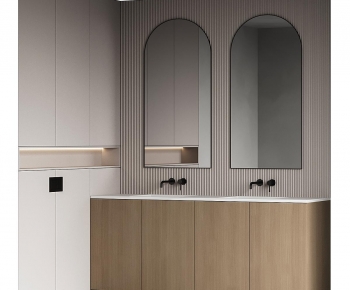 Modern Bathroom Cabinet-ID:506066081