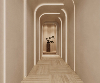 Wabi-sabi Style Corridor-ID:385031949