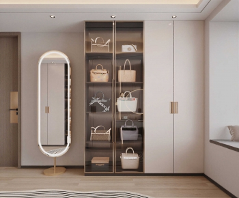 Modern Clothes Storage Area-ID:900960926