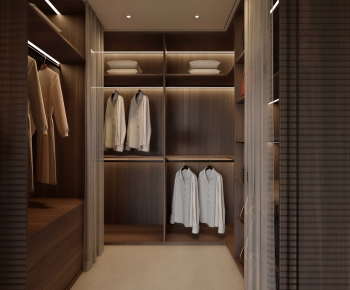 Modern Clothes Storage Area-ID:859538083