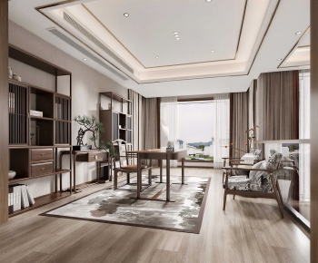 New Chinese Style Study Space-ID:291552079