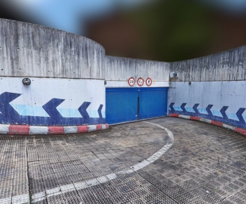 Modern Underground Parking Lot-ID:937704099