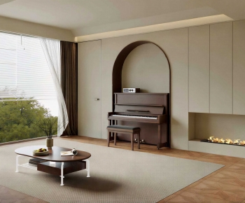 Modern A Living Room-ID:976677897