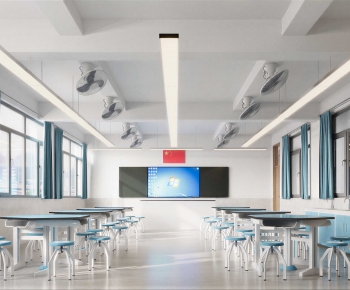 Modern School Classrooms-ID:399112948