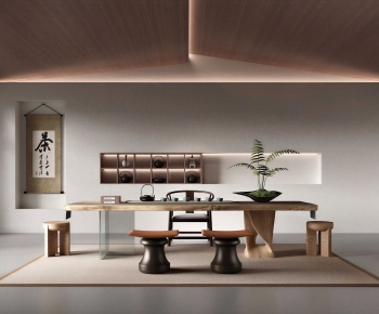 New Chinese Style Tea House-ID:599651101