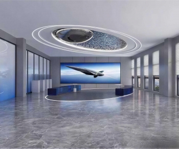 Modern Exhibition Hall-ID:560758111