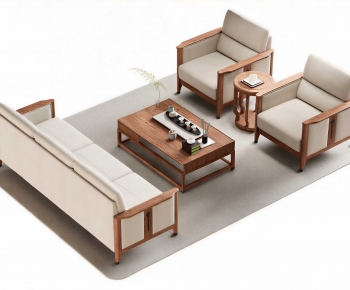 New Chinese Style Sofa Combination-ID:769057991
