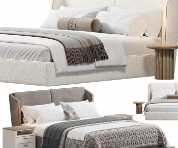 Modern Double Bed-ID:881232021