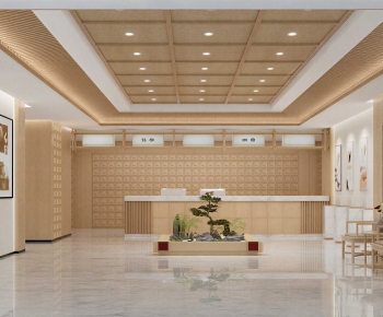 New Chinese Style Hospital Hall-ID:179090025