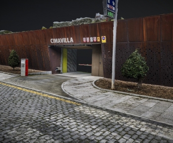 Modern Facade Element-ID:642040016