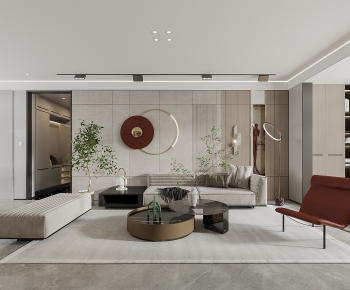 Modern A Living Room-ID:623991014