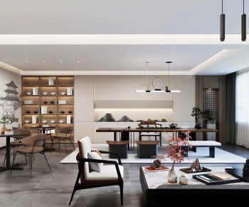 New Chinese Style Manager's Office-ID:607168914