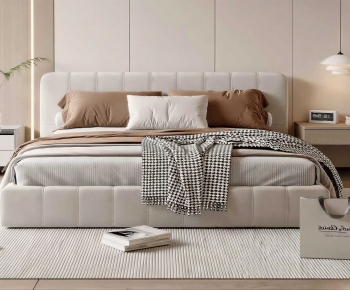 Modern Double Bed-ID:608789925