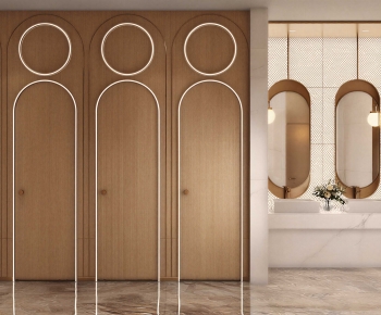 Modern Public Toilet-ID:443414938