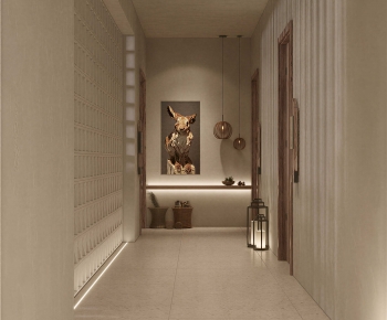 Wabi-sabi Style Hallway-ID:860953097