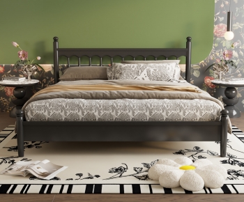 American Style Double Bed-ID:295279032