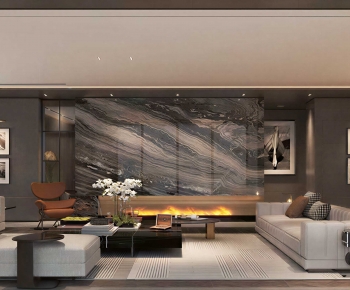 Modern A Living Room-ID:566439653