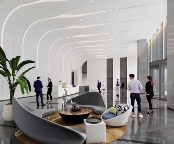 Modern Office Reception Desk-ID:178742893