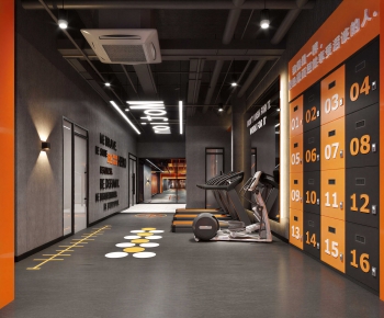Industrial Style Gym-ID:920793064