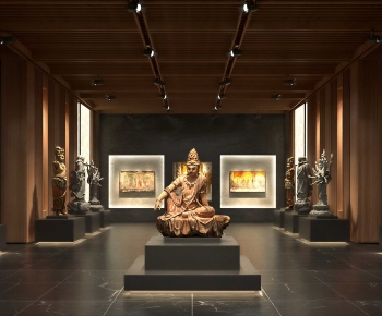 New Chinese Style Exhibition Hall-ID:955794108