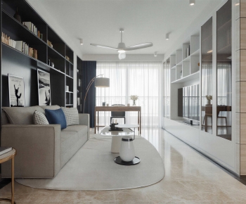 Modern A Living Room-ID:510000944